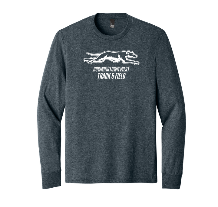 Downingtown West XC and T&F - District ® Unisex Perfect Tri ® Long Sleeve Tee (DM132)