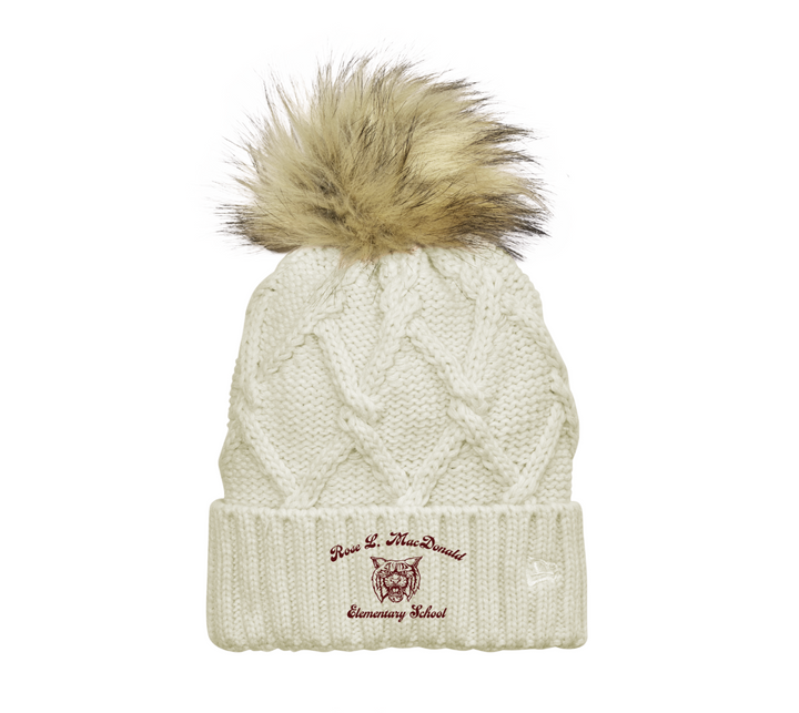 Rose L. MacDonald Elementary - New Era Faux Fur Pom Beanie (NE911)