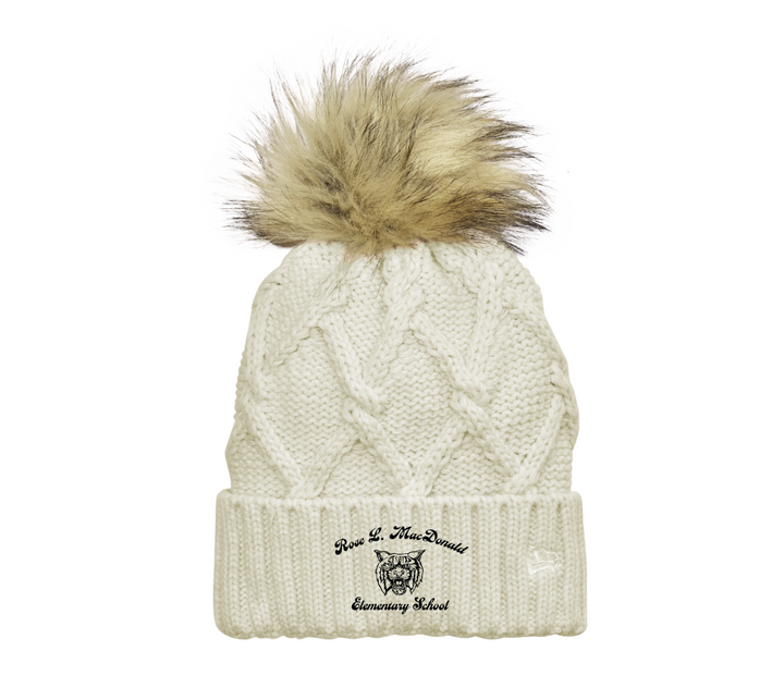 Rose L. MacDonald Elementary - New Era Faux Fur Pom Beanie (NE911)