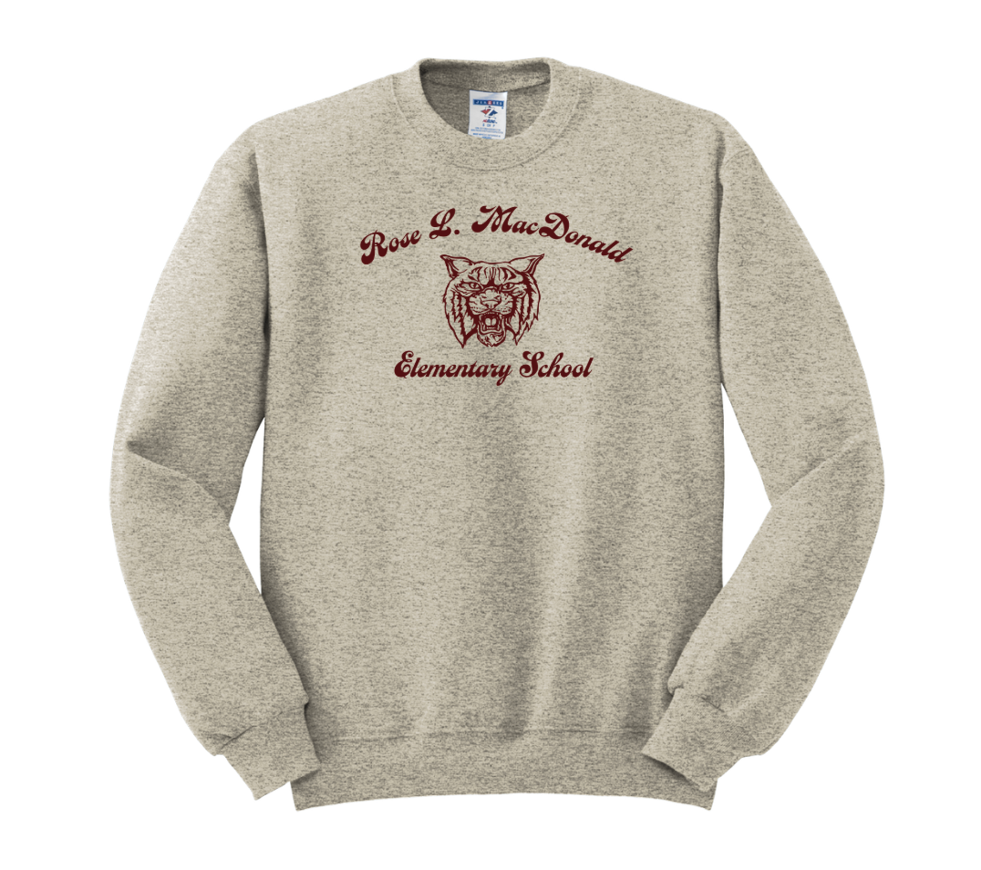 Rose L. MacDonald Elementary - Adult Crewneck Sweatshirt (562M)