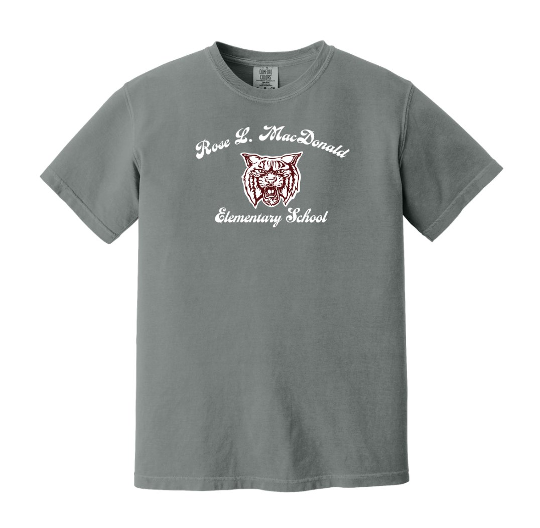 Rose L. MacDonald Elementary - Adult Heavyweight Tee (1717)