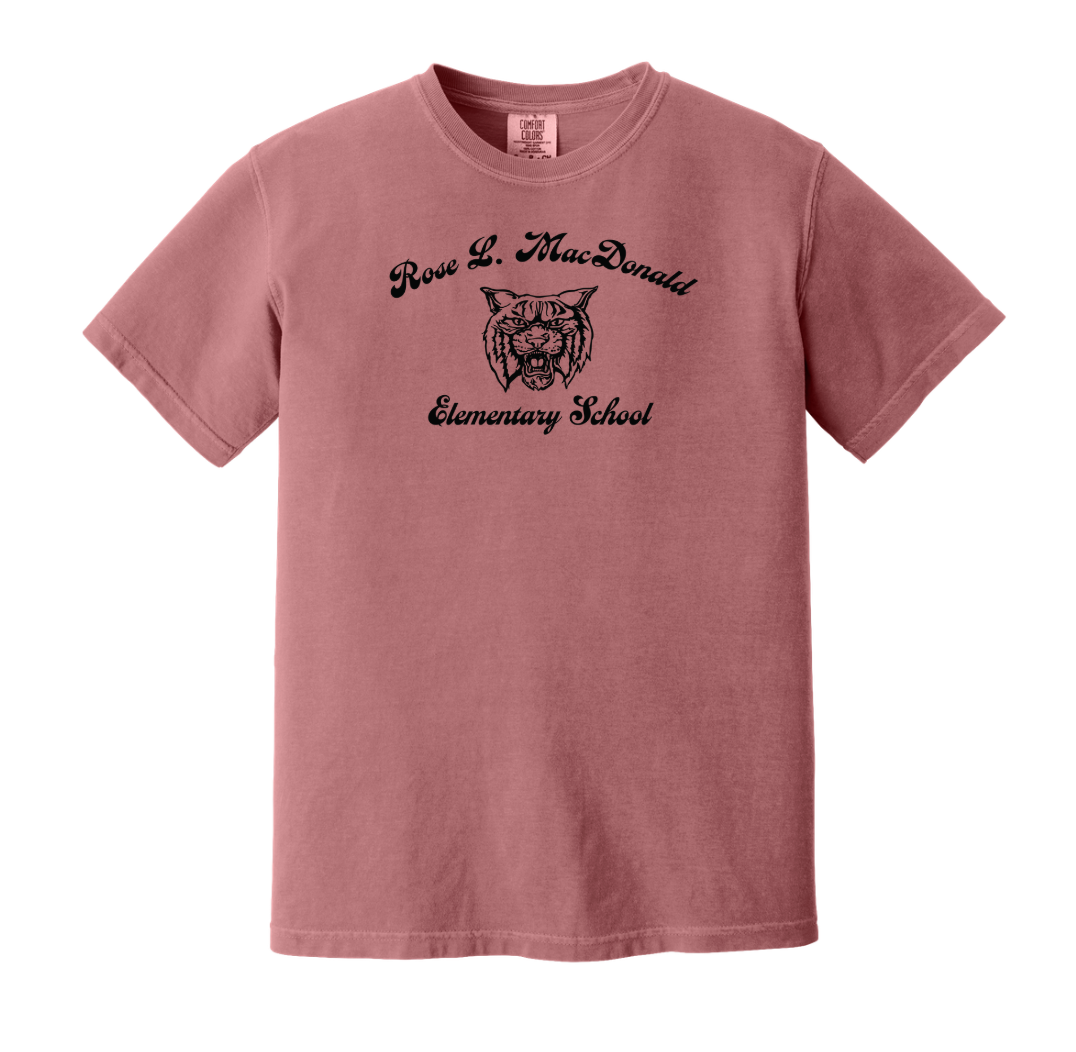 Rose L. MacDonald Elementary - Adult Heavyweight Tee (1717)