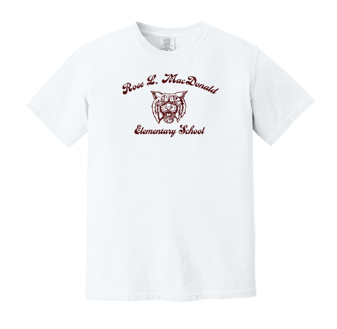 Rose L. MacDonald Elementary - Adult Heavyweight Tee (1717)