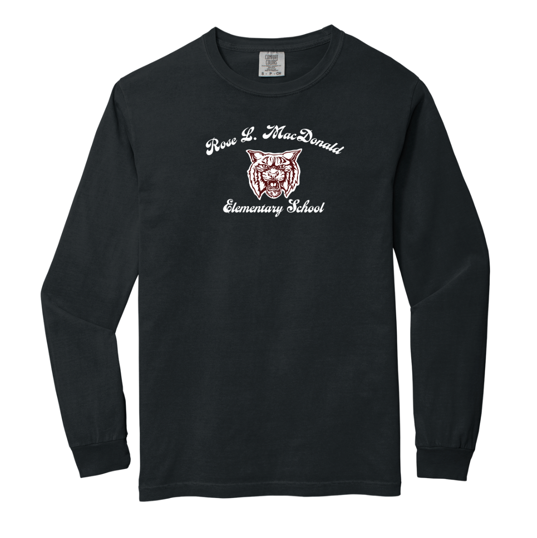 Camiseta de manga larga gruesa para adultos de la escuela primaria Rose L. MacDonald (6014)