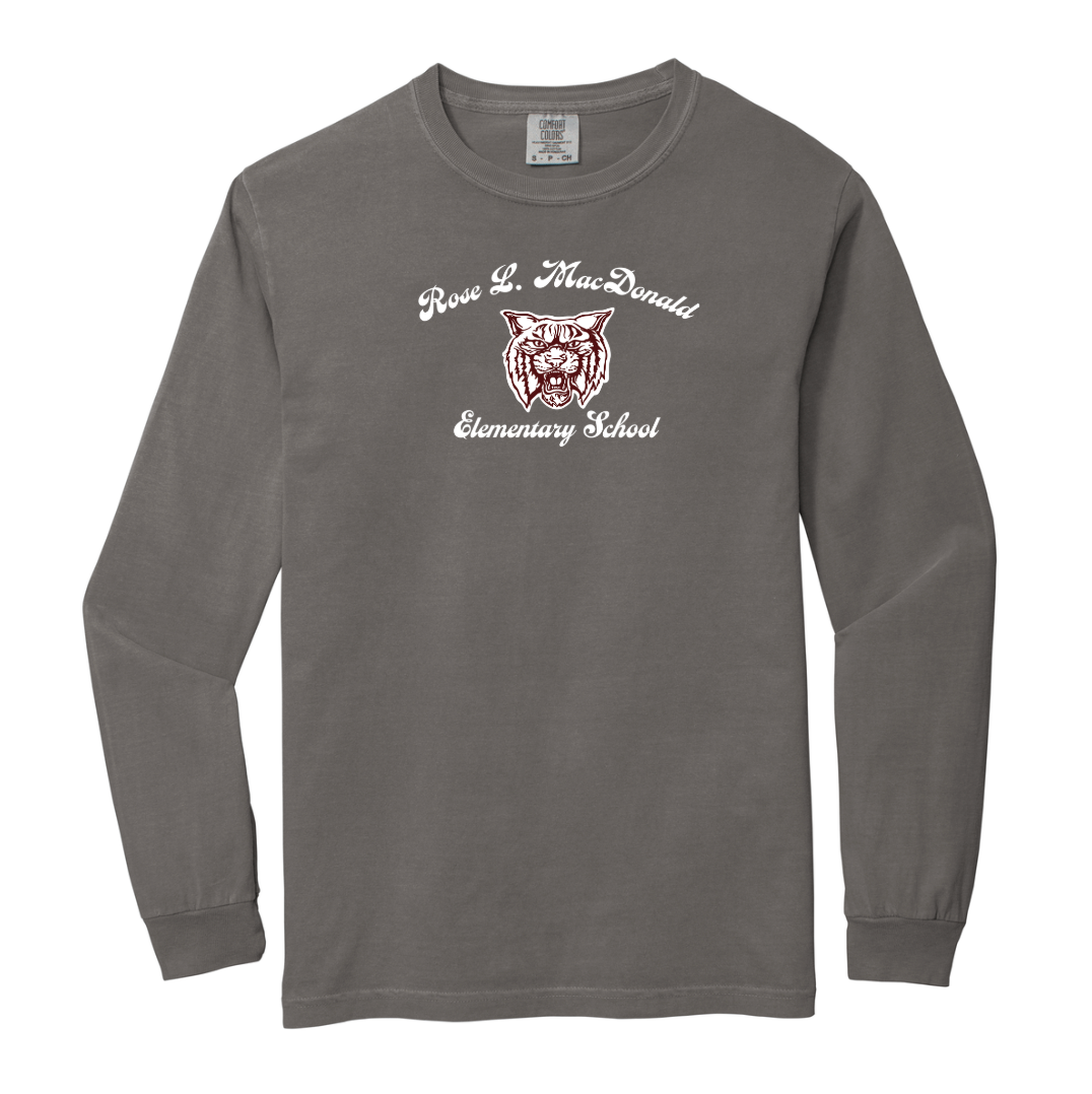 Camiseta de manga larga gruesa para adultos de la escuela primaria Rose L. MacDonald (6014)