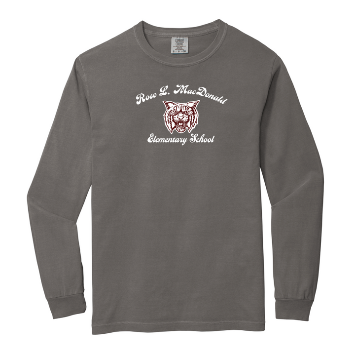 Camiseta de manga larga gruesa para adultos de la escuela primaria Rose L. MacDonald (6014)