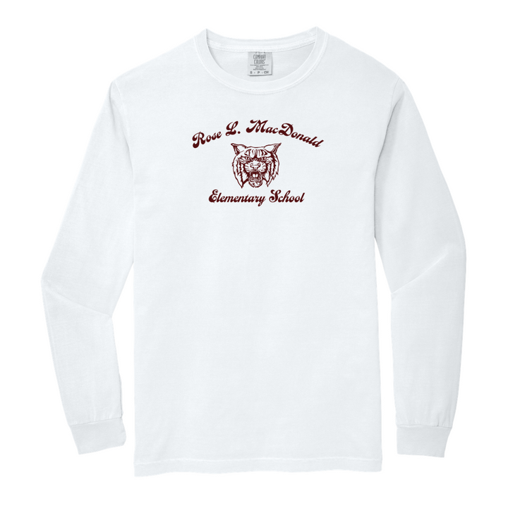 Camiseta de manga larga gruesa para adultos de la escuela primaria Rose L. MacDonald (6014)