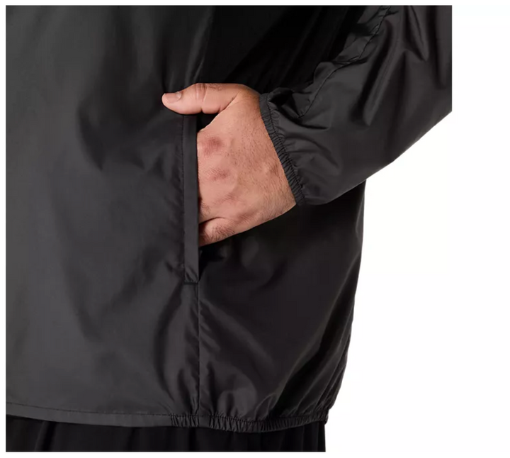 Chaqueta ASICS Silver para hombre, color negro (2011D235)