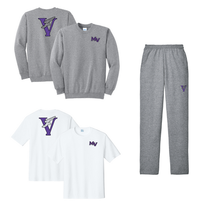 Martha's Vineyard Track and Field- Team Kit (PC90/Athletic Heather, PC78P/ Athletic Heather , PC380/ White)