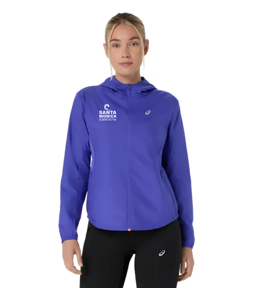 Santa Monica Classic 5K/10K 2026 - ASICS Women's Silver Jacket Cobalt Burst (2012D148) (SMC-09)