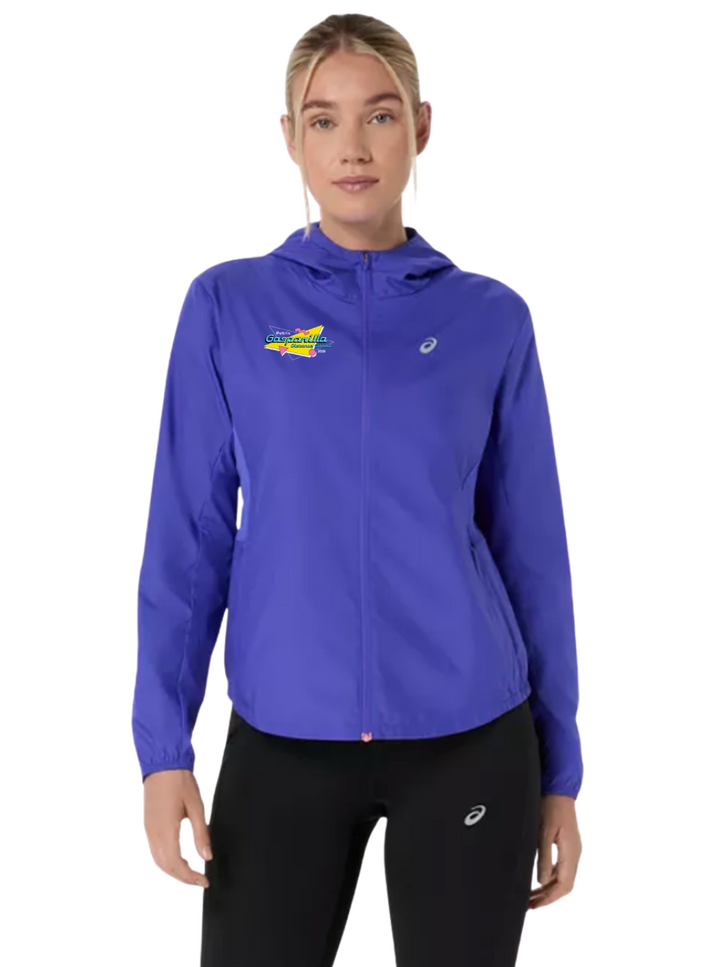 Chaqueta ASICS Silver para mujer Cobalt Burst (2012D148)
