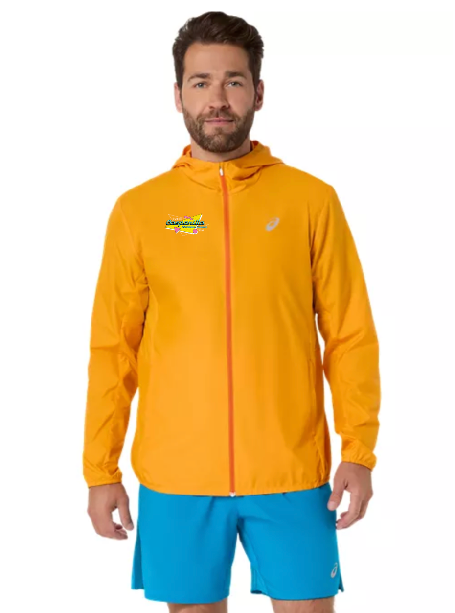 Chaqueta ASICS Yamabuki plateada para hombre (2011D235)