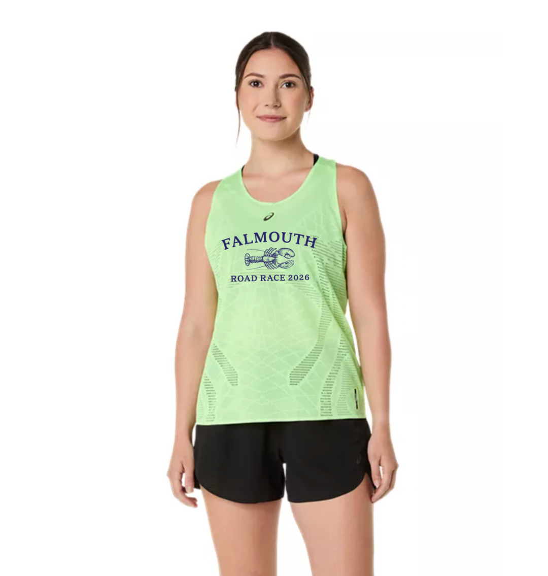 Falmouth Road Race 2026 - ASICS Women's Metarun Tank - Illuminate Green (2012D416-300) (FRR26-12 FC, FRR26-30)