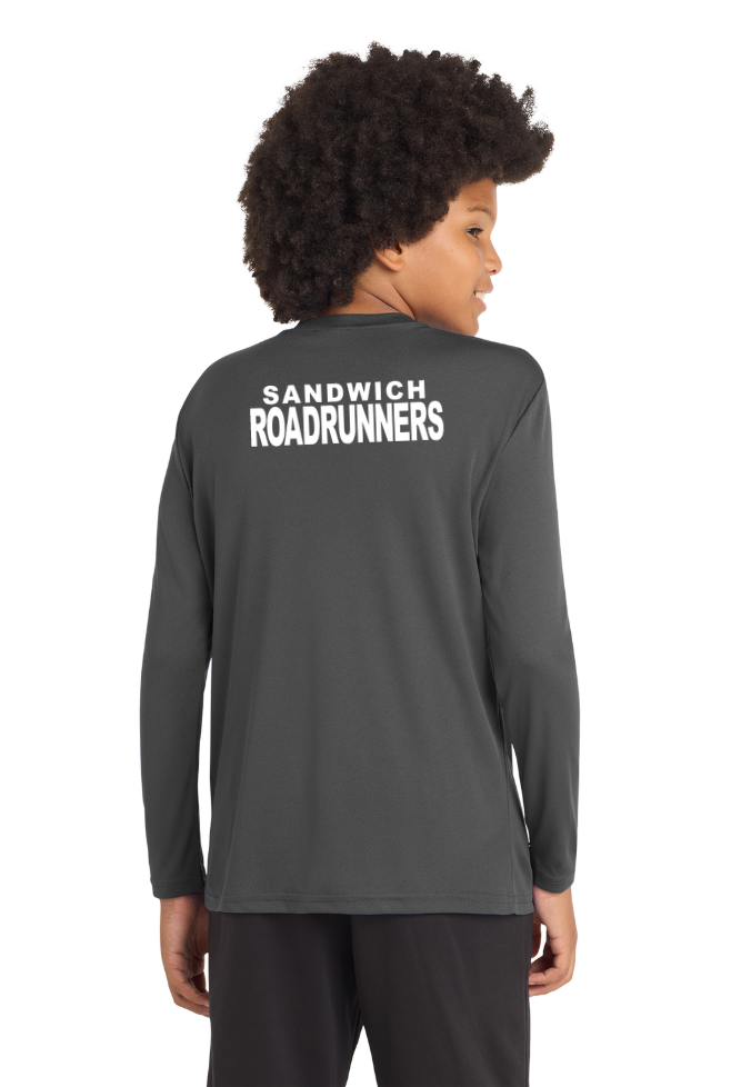 Camiseta de manga larga de rendimiento juvenil de la escuela primaria Jenkins (YST350LS) 