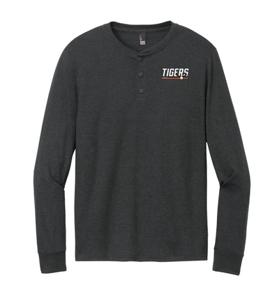 Maynard Baseball - Unisex Perfect Triblend Long Sleeve Henley (DT145)