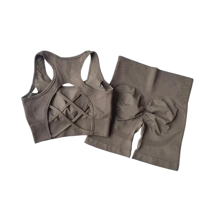 Women’s High-Waist Seamless Workout Set