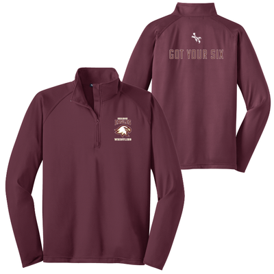 Sharon Wrestling - Mens 1/4-Zip Pullover (ST850)