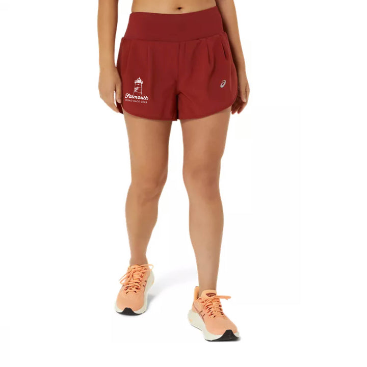 Asics Women's Falmouth Road Race 2024 Road 3.5" Short Deep Red (2012C965-600) FRR14 (POS)