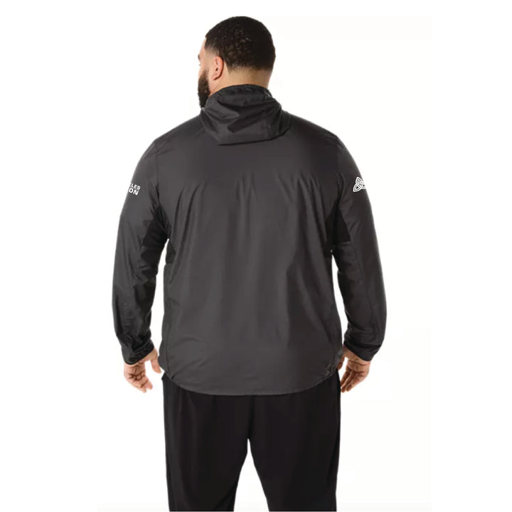 2027 ASICS LA Marathon Charities - ASICS Men's Silver Jacket Black (2011D235)