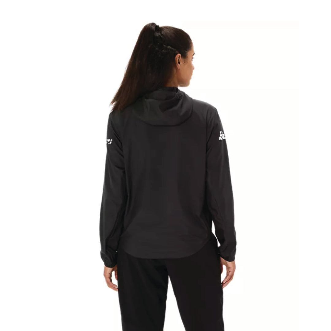 2027 ASICS LA Marathon Charities - ASICS Women's Silver Jacket Black (2012D148)
