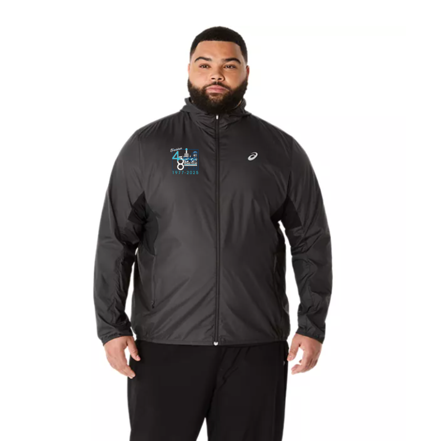 Crim Finisher - ASICS Men's Silver Jacket Black (2011D235) (CFR-30)