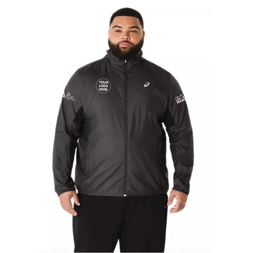 Chaqueta ASICS Silver para hombre, color negro (2011D235)