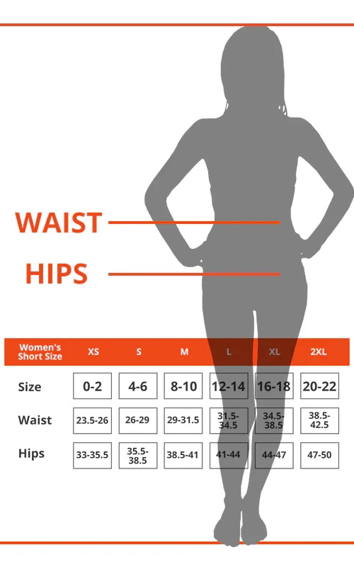 Women's Flex-Fit Compression Shorts 6-inch Inseam