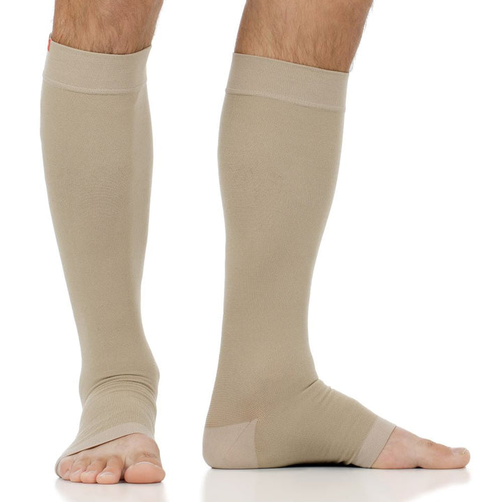 20-30 mmHg: Solid (Open Toe - Moisture-wick Nylon Compression Socks)