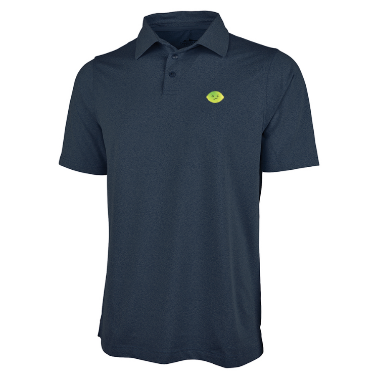 Sour Not Sorry Brewing Men's Heathered Eco-Logic Stretch Polo (3318)