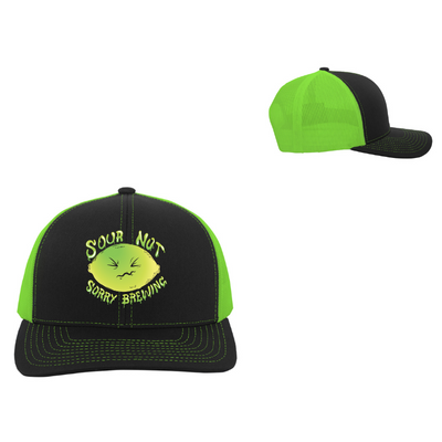 Gorra de camionero con cierre de presión Sour Not Sorry Brewing (104C)