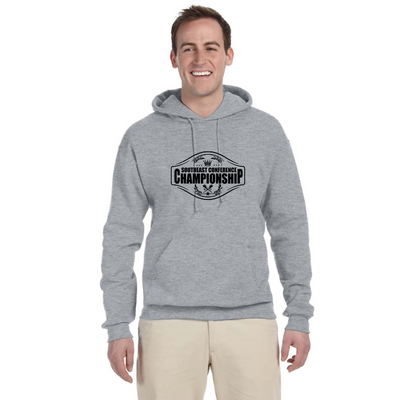 CAMPEONATO DE CAMPEONATO DE TRAVESÍA DE LA CONFERENCIA SUDESTE - Sudadera con capucha y forro polar NuBlend® para adultos de Jerzees 996