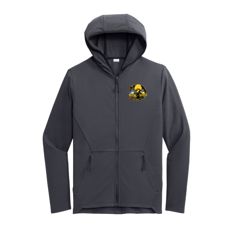 Crim Mott Miles 2026 - Chaqueta con capucha y cremallera completa para hombre "Run In"