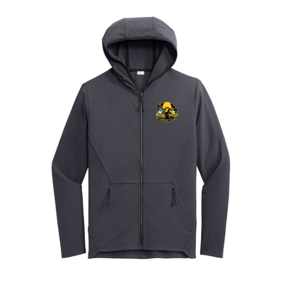 Crim Mott Miles 2026 - Chaqueta con capucha y cremallera completa para hombre "Run In"