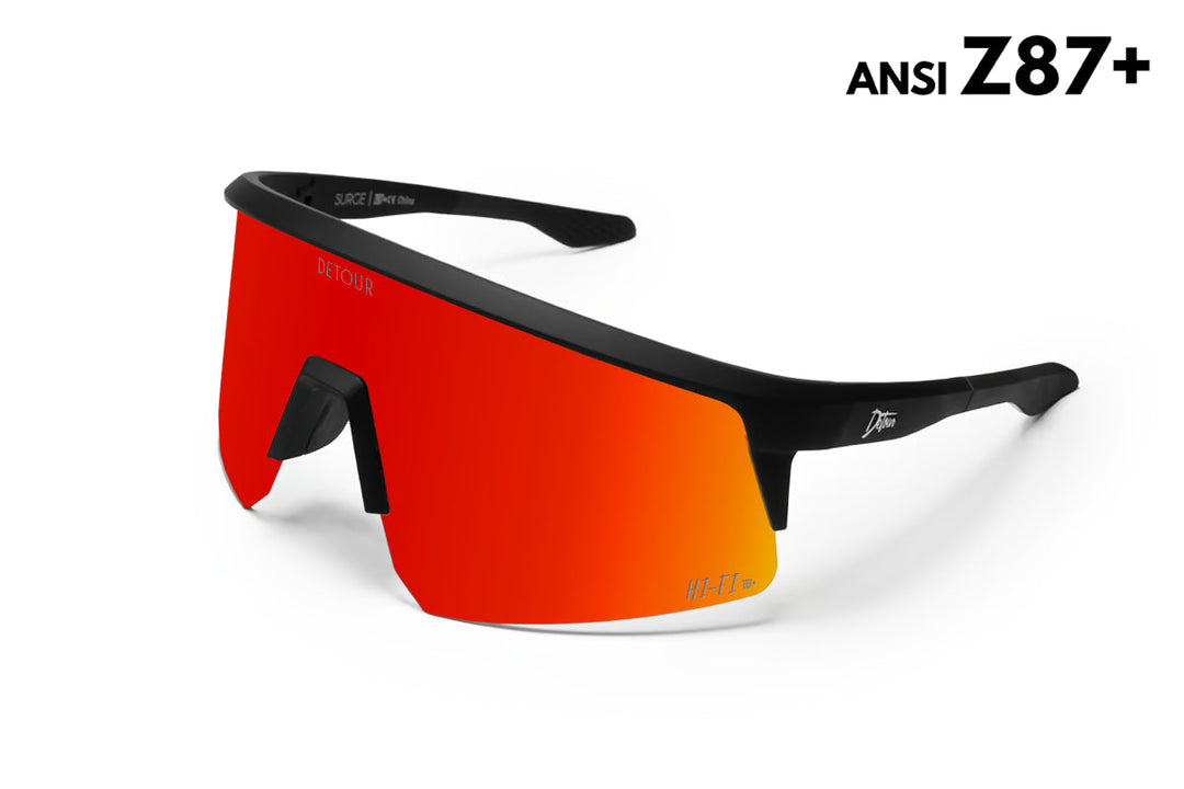Surge - Matte Black - Red Sunset