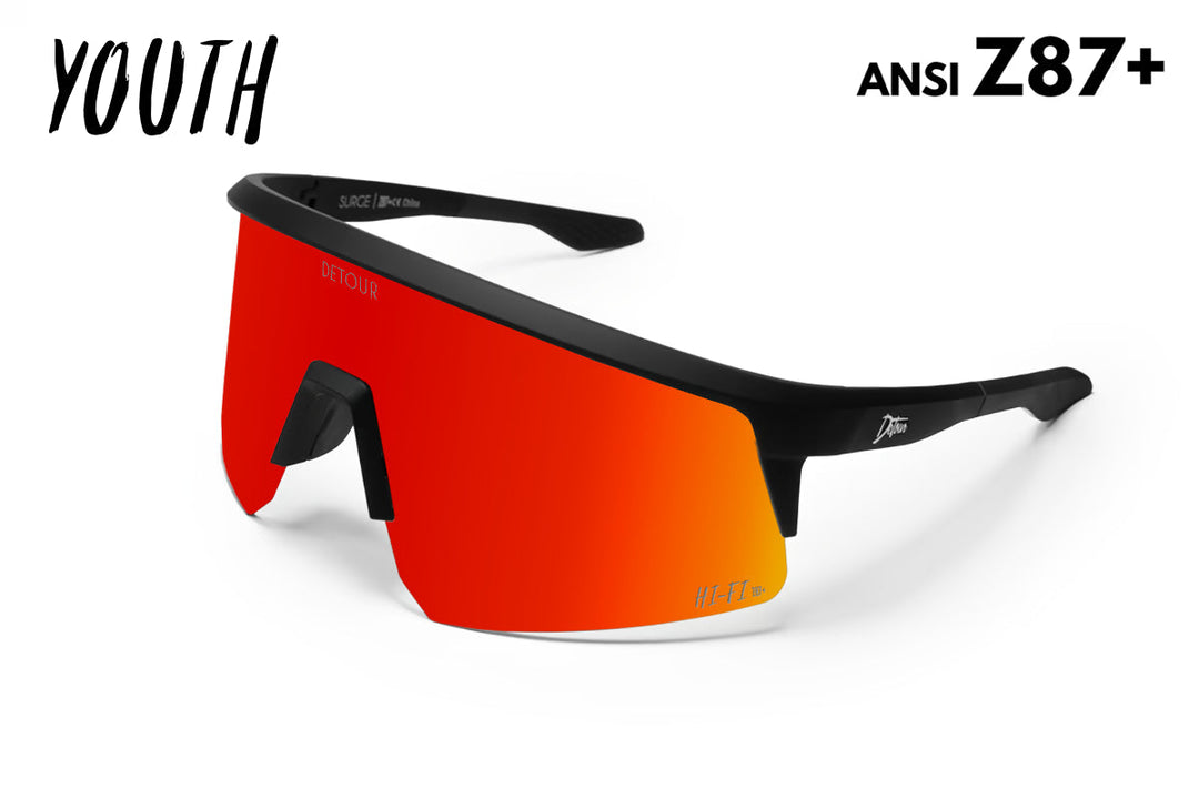 Surge Youth - Matte Black - Red Sunset