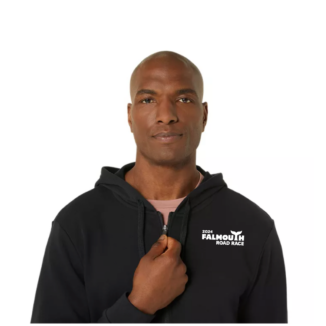 Asics Men s Falmouth Road Race 2024 Sweat Full Zip Hoodie 2031E476 00 The Run House