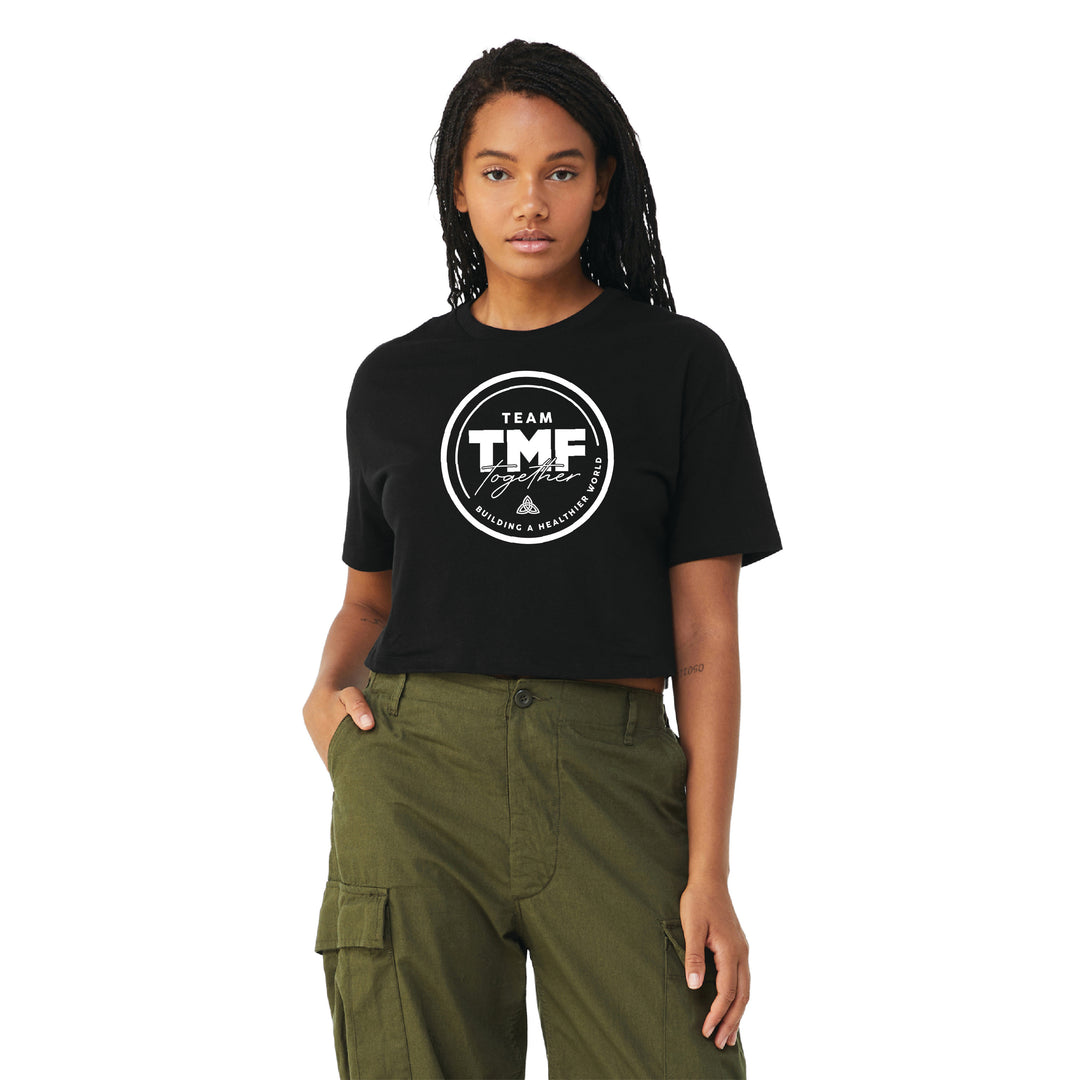 Team TMF - Women’s Jersey Crop Tee (BC6482)