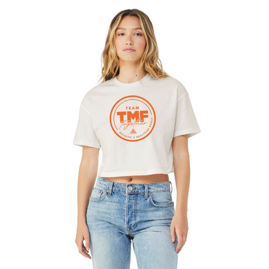 Team TMF - Women’s Jersey Crop Tee (BC6482)
