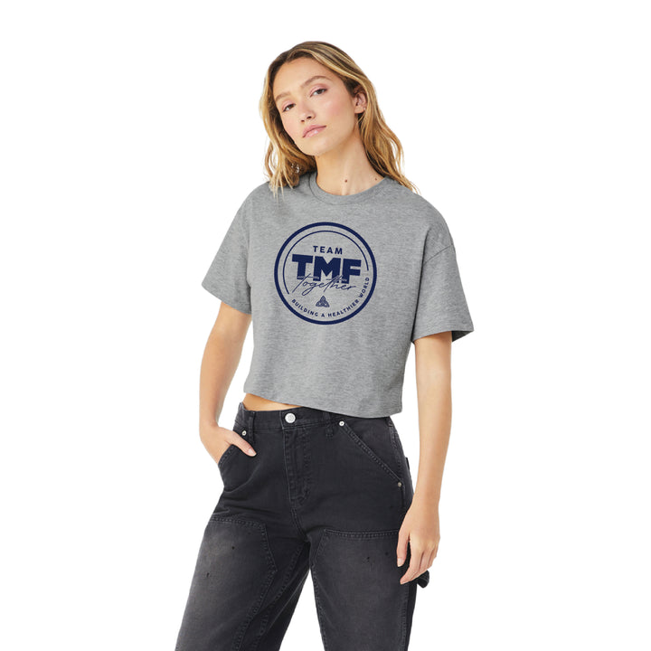 Team TMF - Women’s Jersey Crop Tee (BC6482)