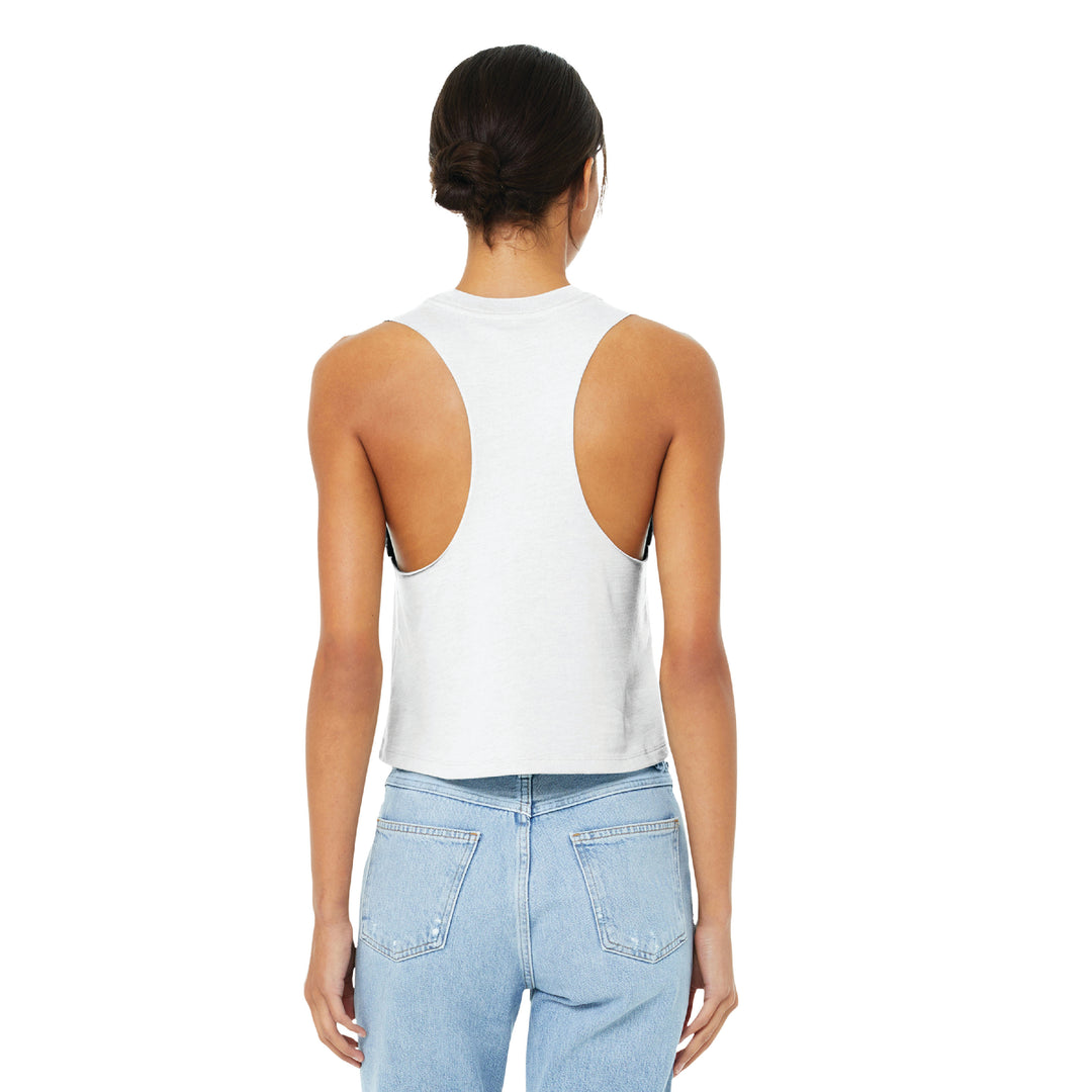 Team TMF - Women’s Racerback Cropped Tank (BC6682)