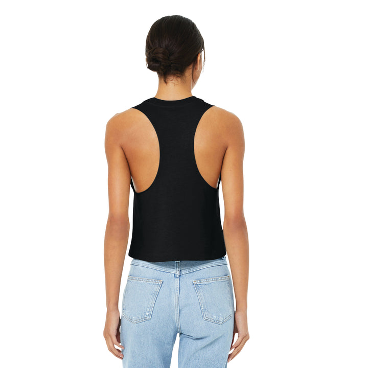 Team TMF - Women’s Racerback Cropped Tank (BC6682)
