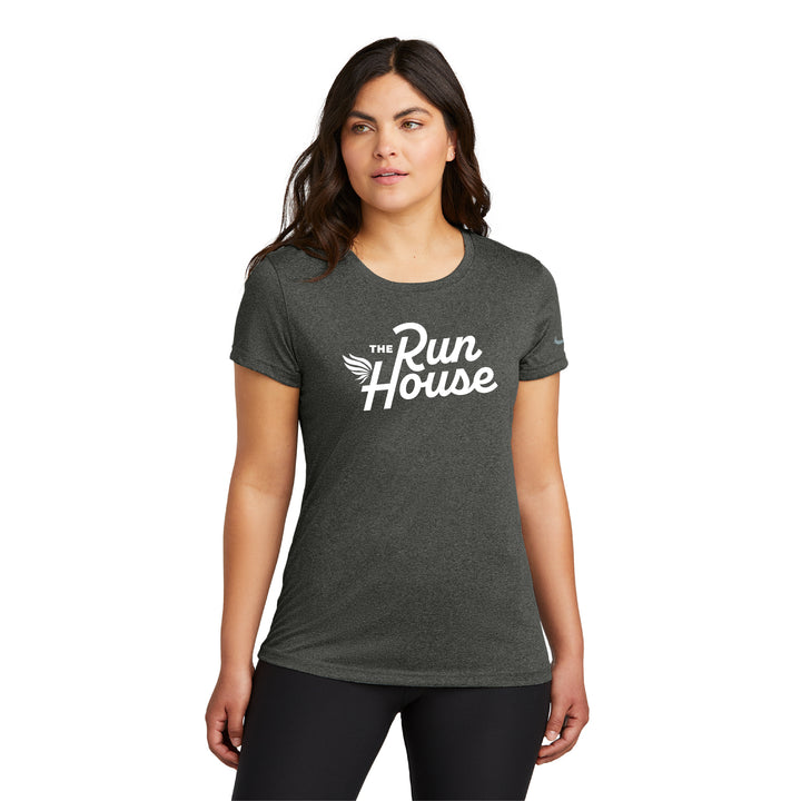 Nike Women's Swoosh Sleeve rLegend Tee (NKDX8734, TRH-03)