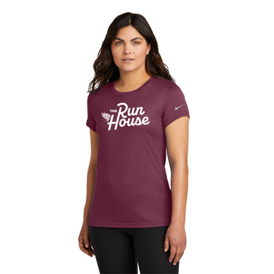 Nike Women's Swoosh Sleeve rLegend Tee (NKDX8734, TRH-03)