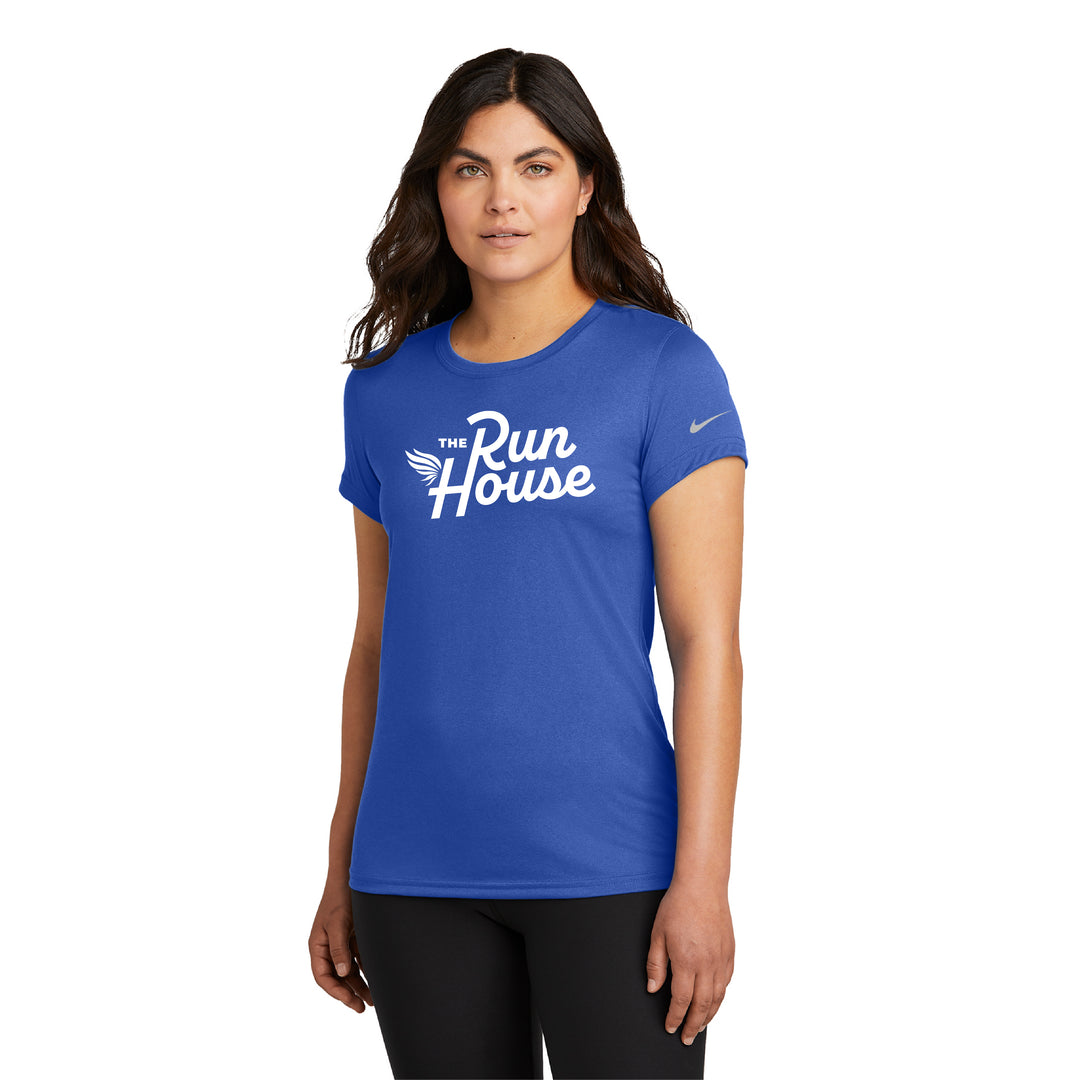 Nike Women's Swoosh Sleeve rLegend Tee (NKDX8734, TRH-03)