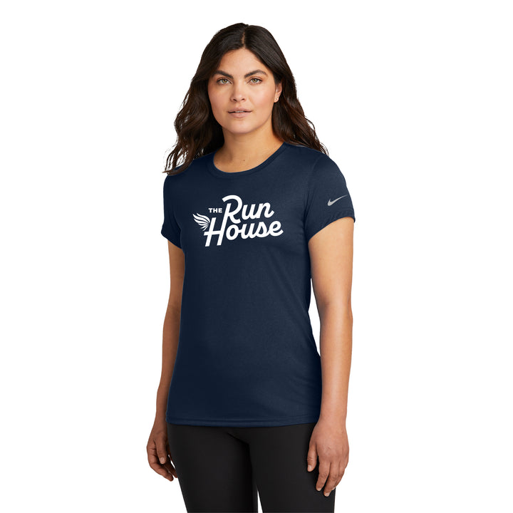 Nike Women's Swoosh Sleeve rLegend Tee (NKDX8734, TRH-03)
