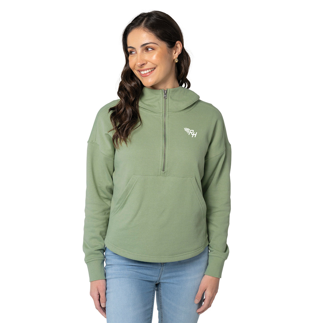 Charles River Women's Willow Scallop Hem Hoodie (5527, TRH-01)