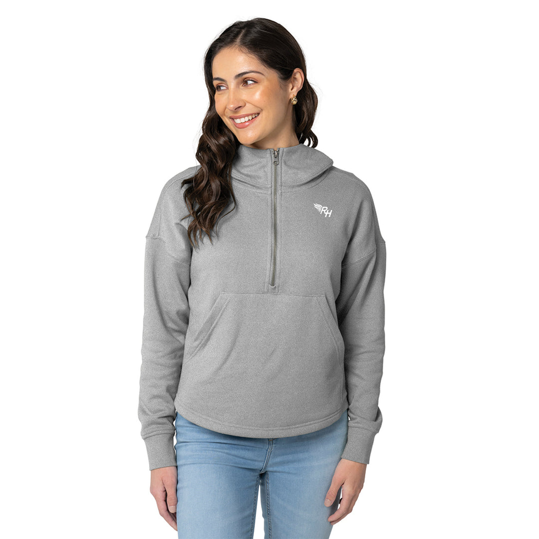 Charles River Women's Willow Scallop Hem Hoodie (5527, TRH-01)