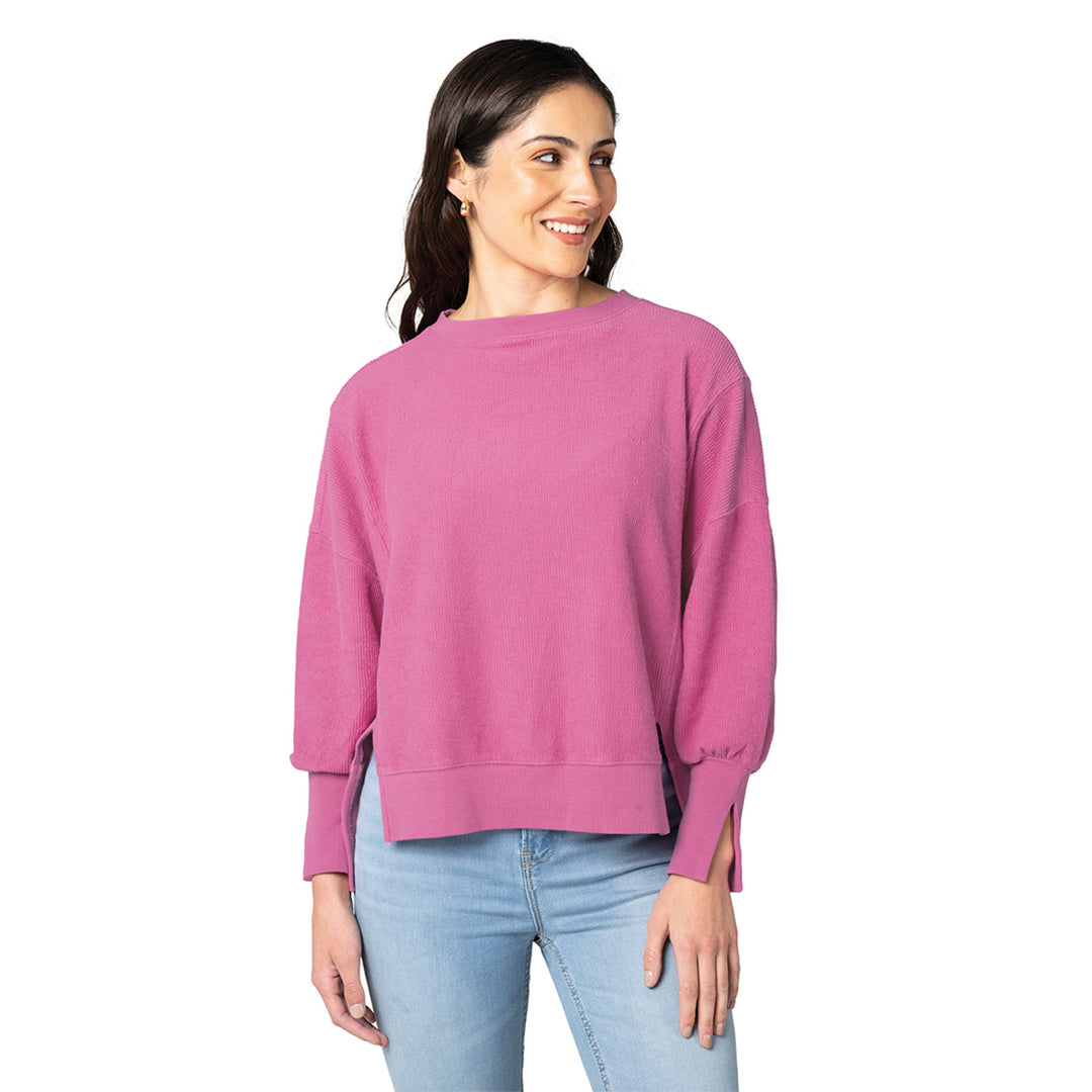 Charles River Women's Camden Spliced Crew Neck Sweatshirt (5523)