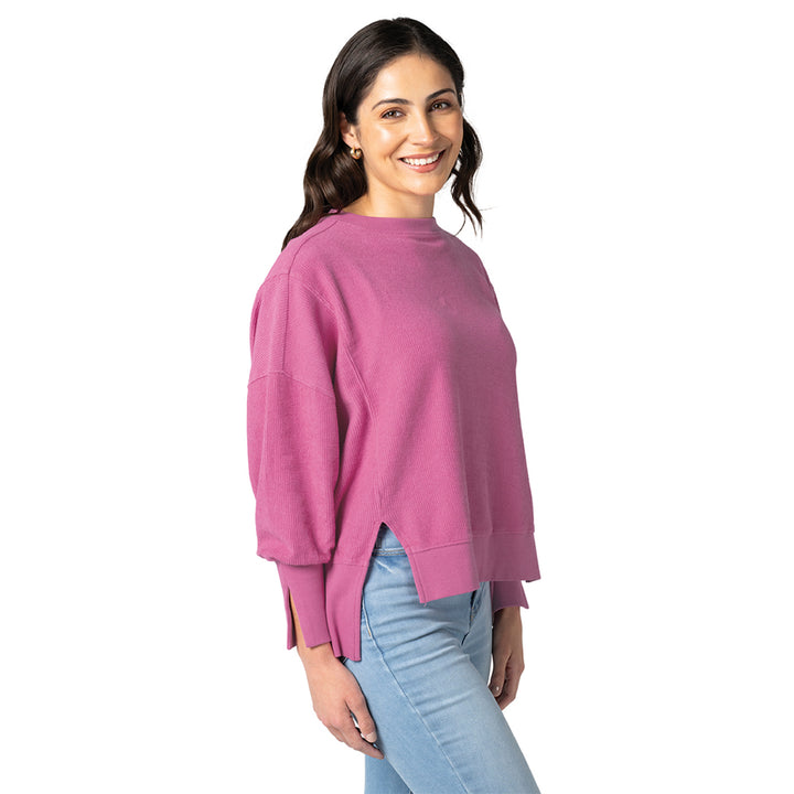Charles River Women's Camden Spliced Crew Neck Sweatshirt (5523)