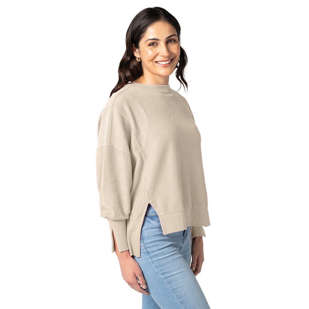 Charles River Women's Camden Spliced Crew Neck Sweatshirt (5523)